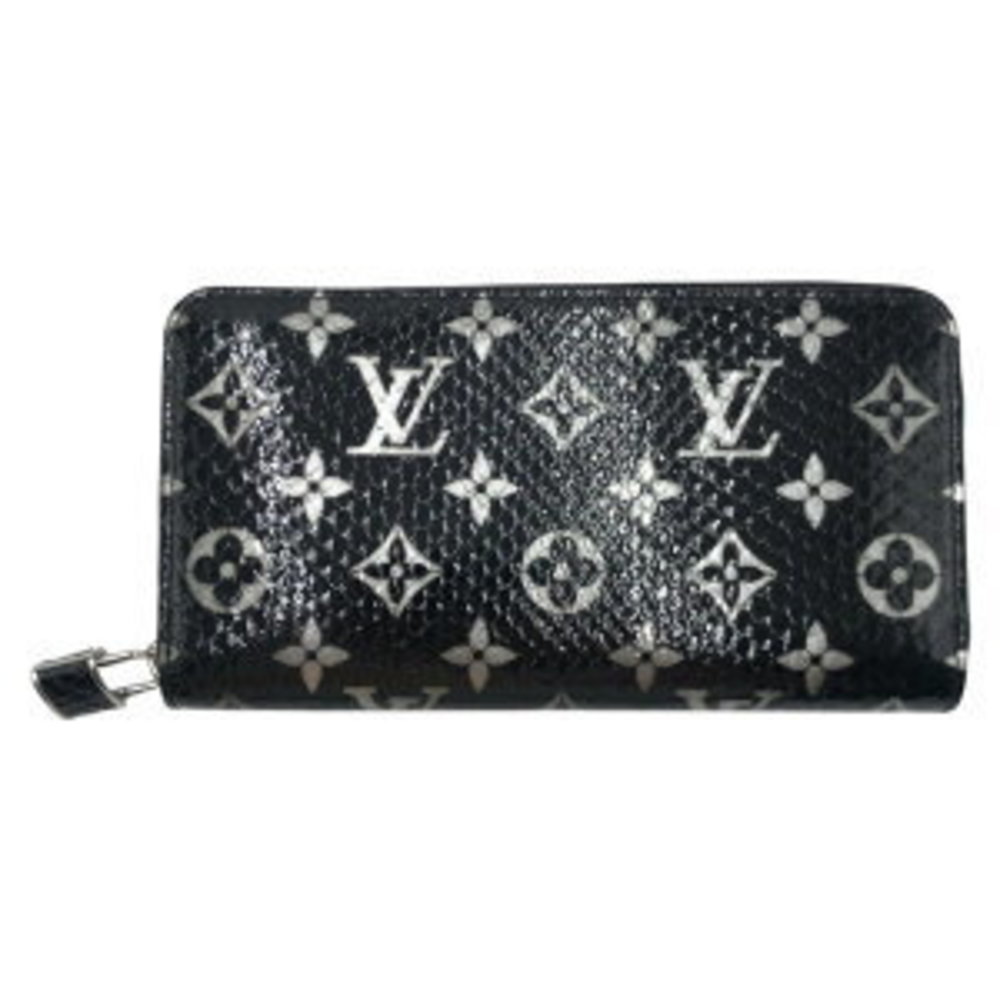 Louis Vuitton Monogram Zippy Wallet Python Black … - image 8